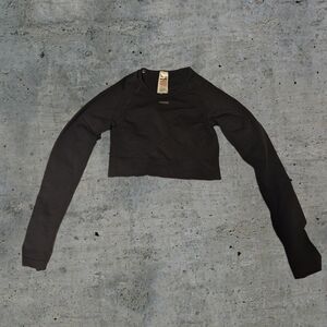 Gymshark Top Womens Small Black Flex Sport